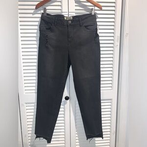Democracy Freedom Ankle Skimmer Jeans NWT Black Size 10